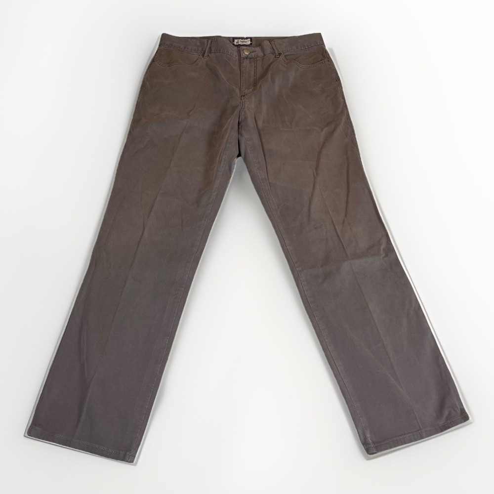 Johnnie-O‎ Harkers Corduroy 5-Pocket Cotton Pants 36x34  Brown Stretch
